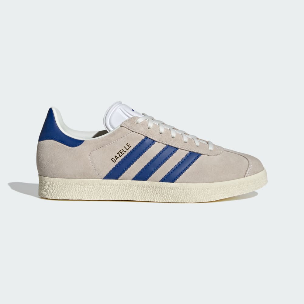 Adidas Manchester United Gazelle Shoes Off White / Royal Blue / Cream White