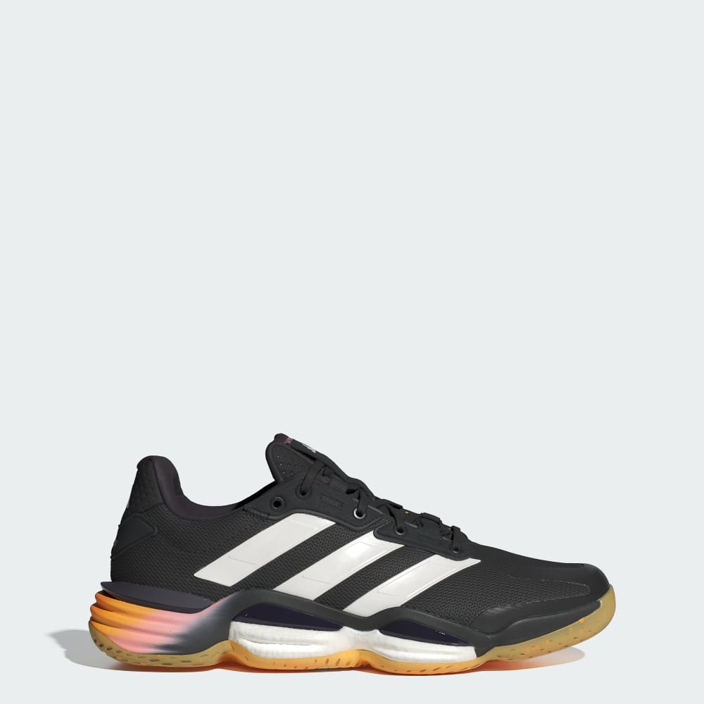 Adidas Stabil 16 Indoor Shoes Core Black / Zero Metalic / Aurora Black