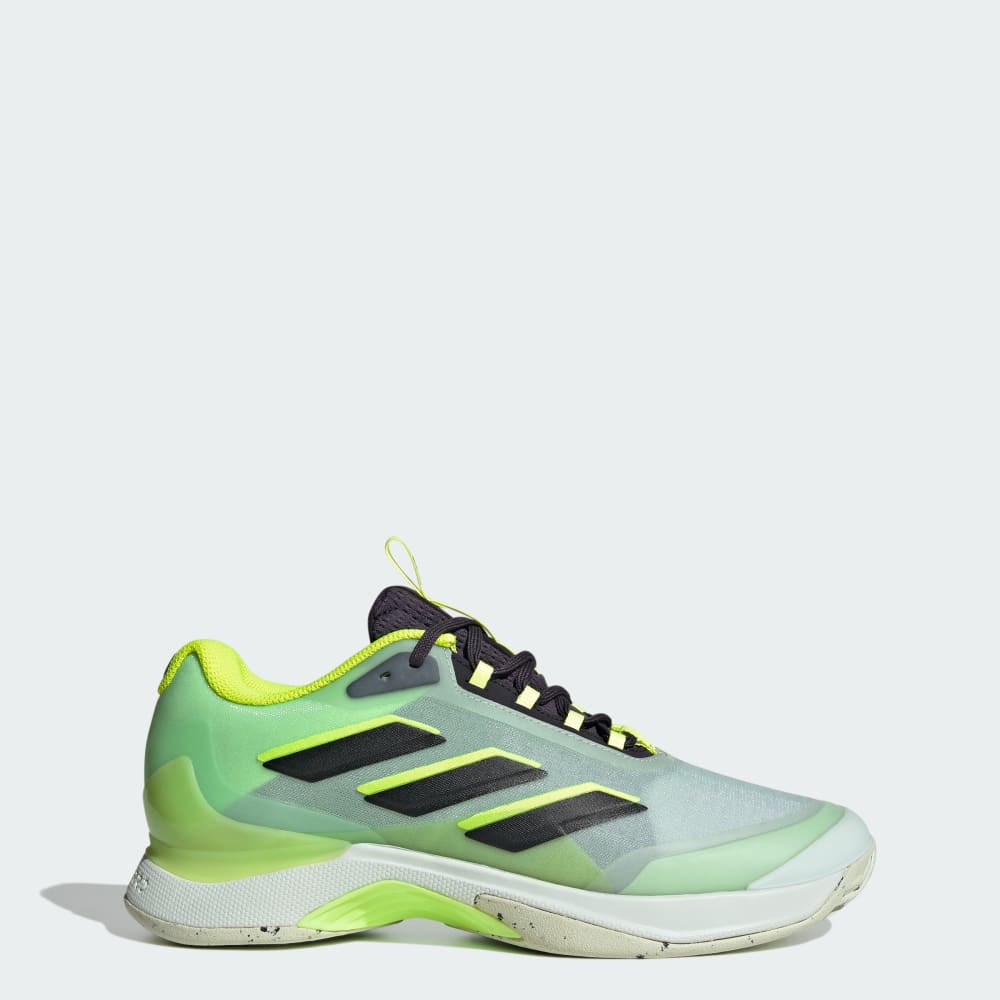 Adidas Avacourt 2 Tennis Shoes Green Spark / Core Black / Lucid Lemon