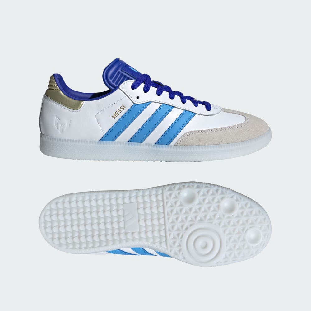 Adidas Messi Samba Shoes Cloud White / Lucid Blue / Blue Blast