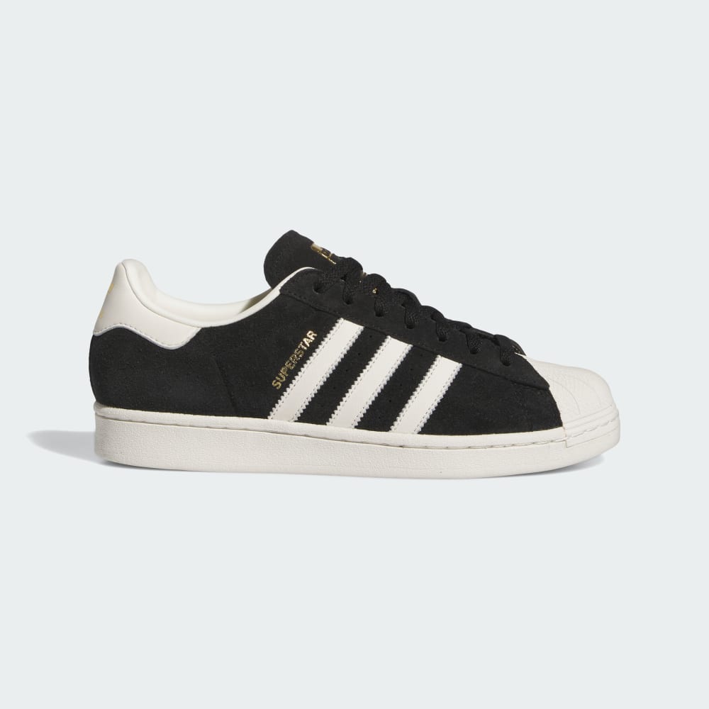 Adidas Superstar Shoes Core Black / Off White / Gold Metallic