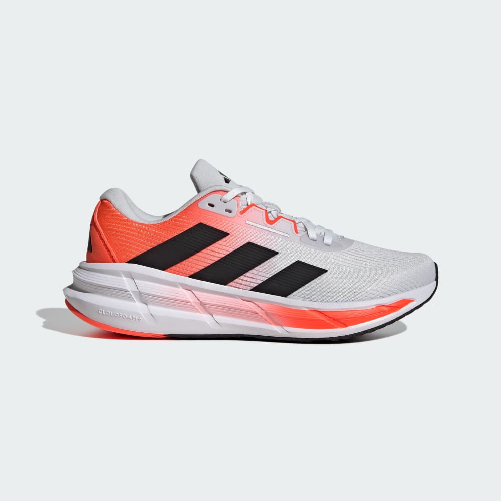 Adidas Questar 3 Running Shoes Dash Grey / Core Black / Solar Red