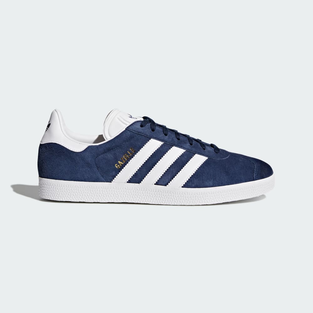 Adidas Gazelle Shoes Collegiate Navy / White / Gold Metallic