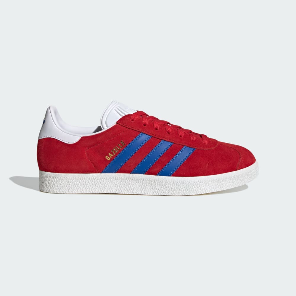 Adidas Gazelle Shoes Better Scarlet / Blue / Core White