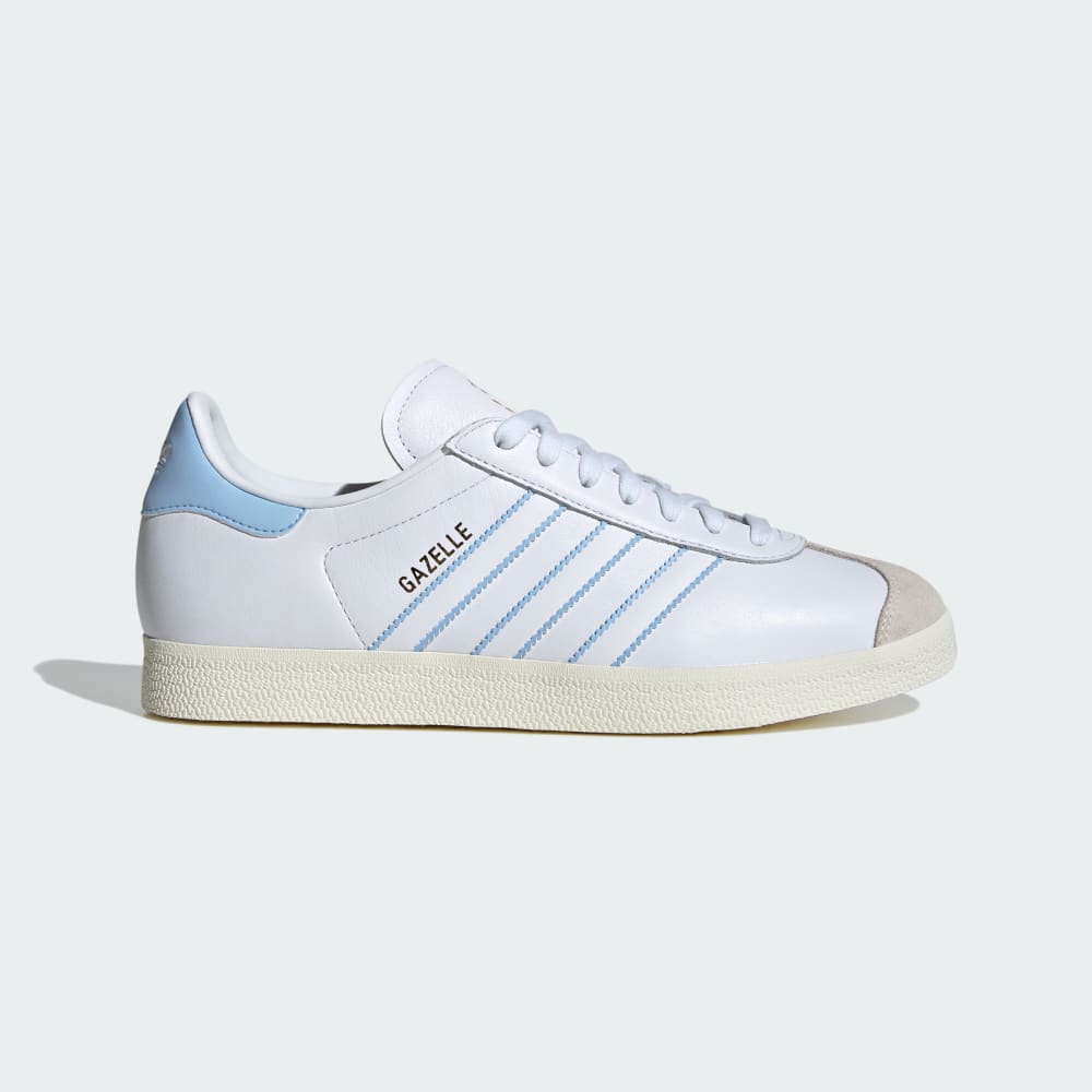 Adidas Gazelle Argentina Shoes Cloud White / Glow Blue / Off White