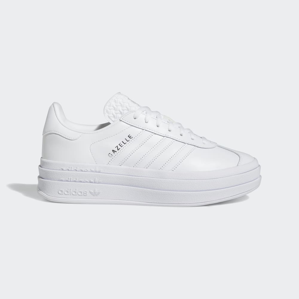 Adidas Gazelle Bold Shoes Cloud White / Cloud White / Cloud White