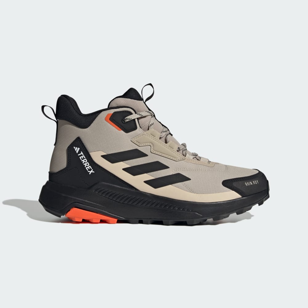 Adidas Terrex Anylander Mid Rain.Rdy Hiking Shoes Wonder Beige / Core Black / Semi Impact Orange