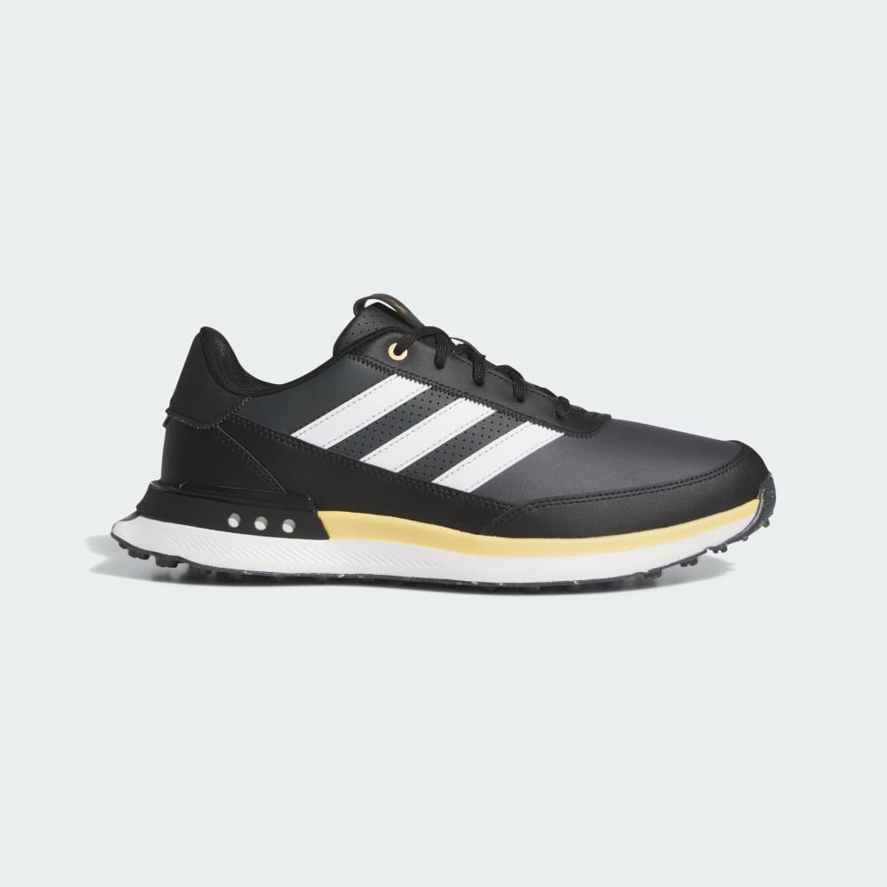 Adidas S2G 24 Leather Spikeless Golf Shoes Core Black / Cloud White / Oat