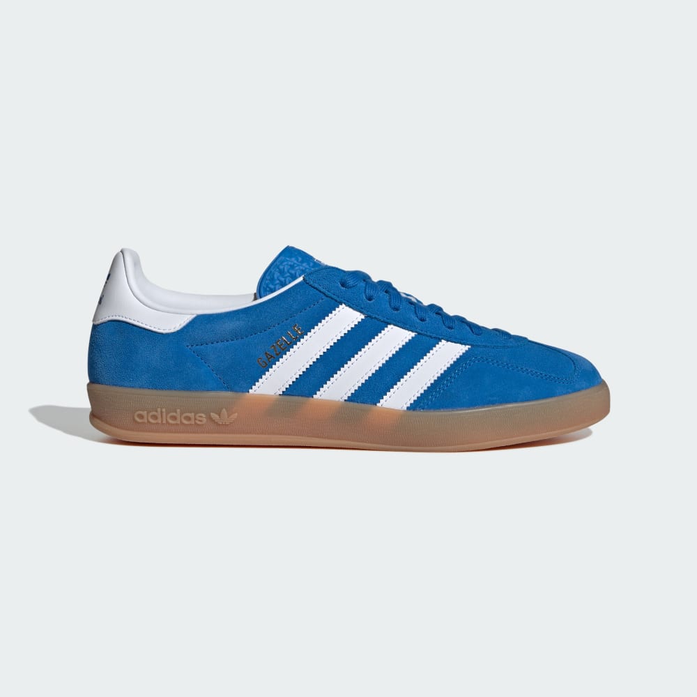 Adidas Gazelle Indoor Shoes Blue Bird / Cloud White / Gum