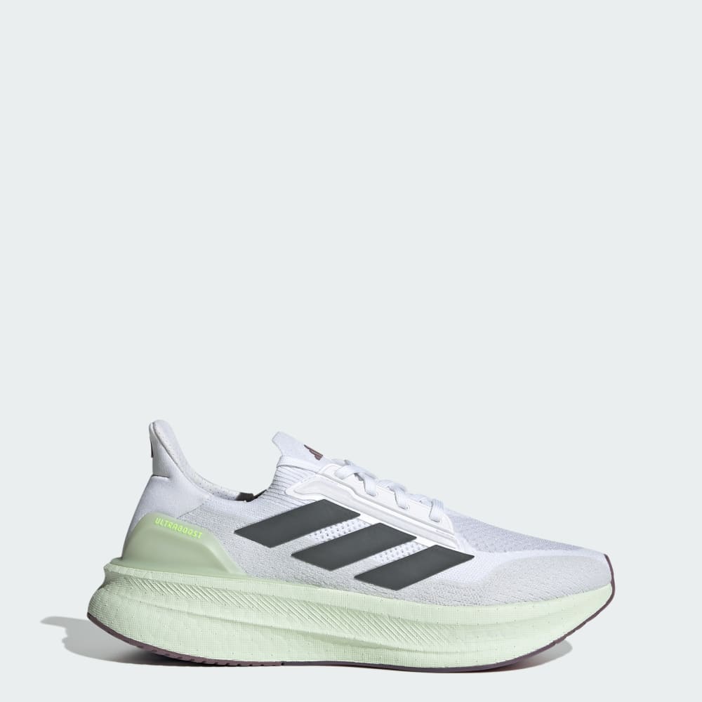 Adidas Ultraboost 5X Shoes Cloud White / Grey Five / Linen Green