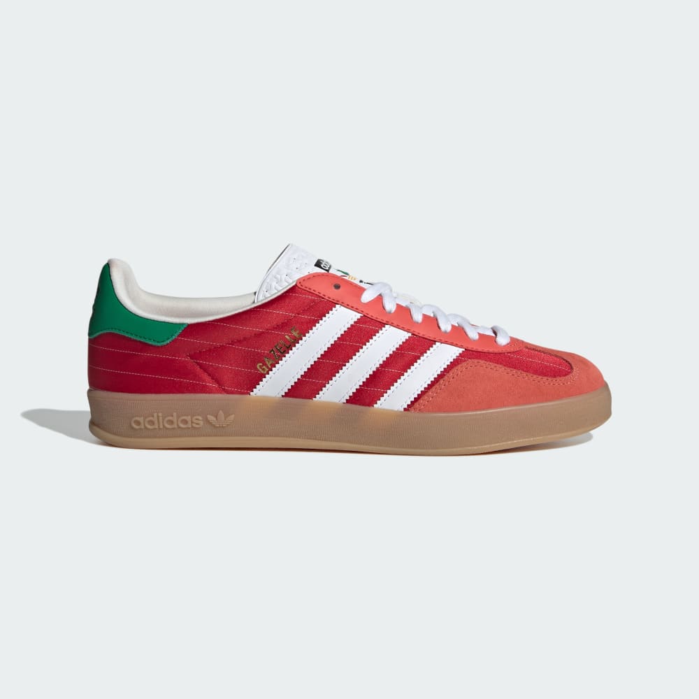 Adidas Gazelle Indoor Shoes Better Scarlet / Cloud White / Gum