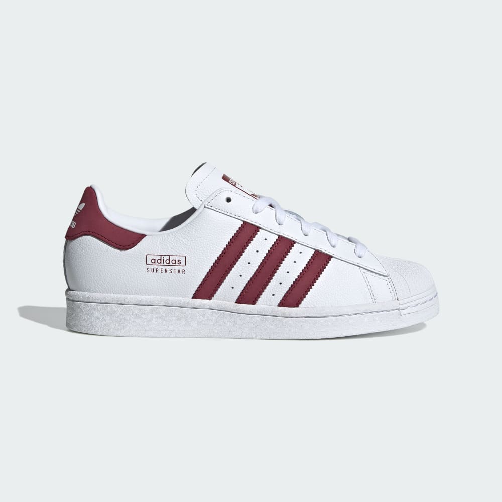 Adidas Superstar Shoes Cloud White / Shadow Red / Cloud White