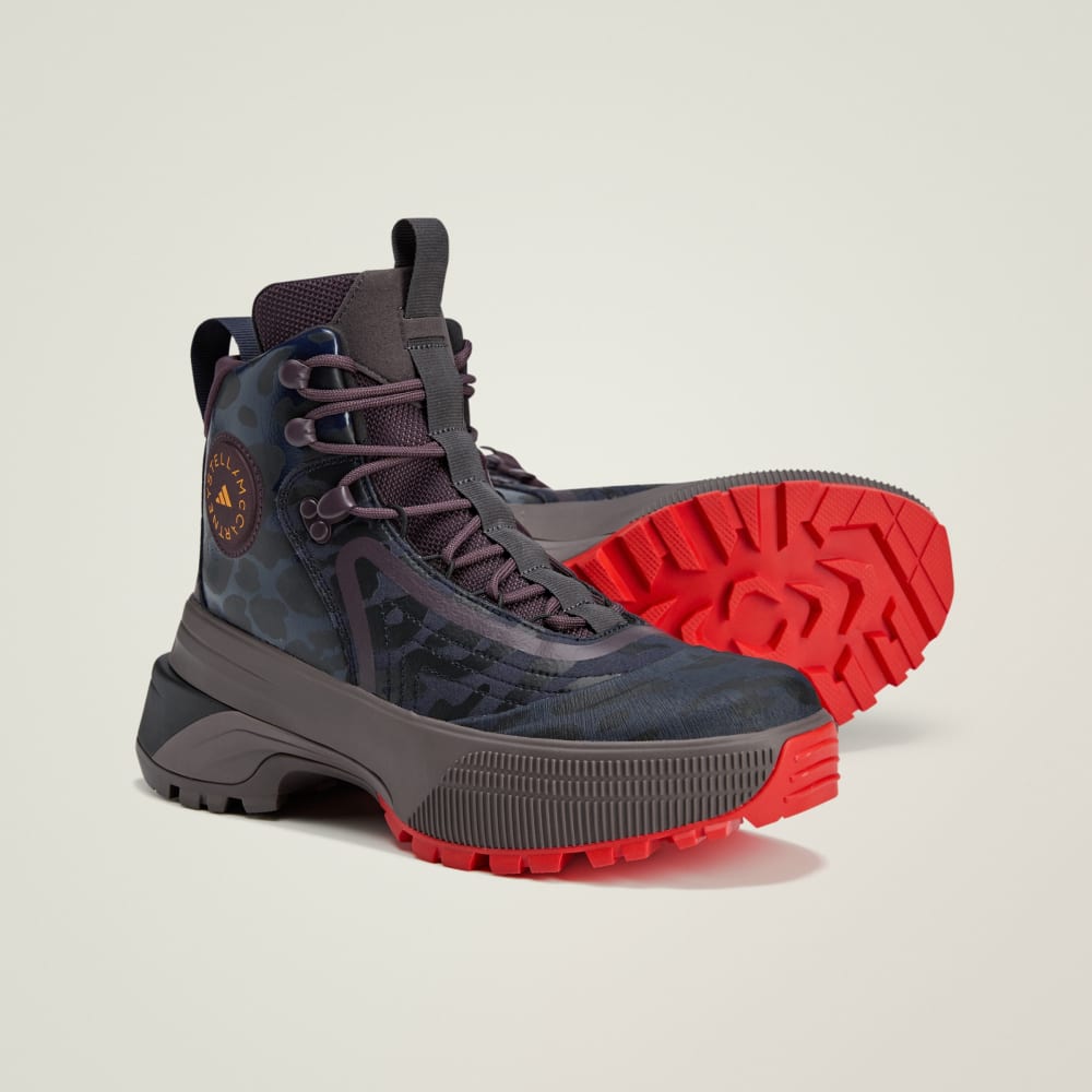 Adidas by Stella McCartney x Terrex Hiking Boots Charcoal / Legend Ink / Active Red