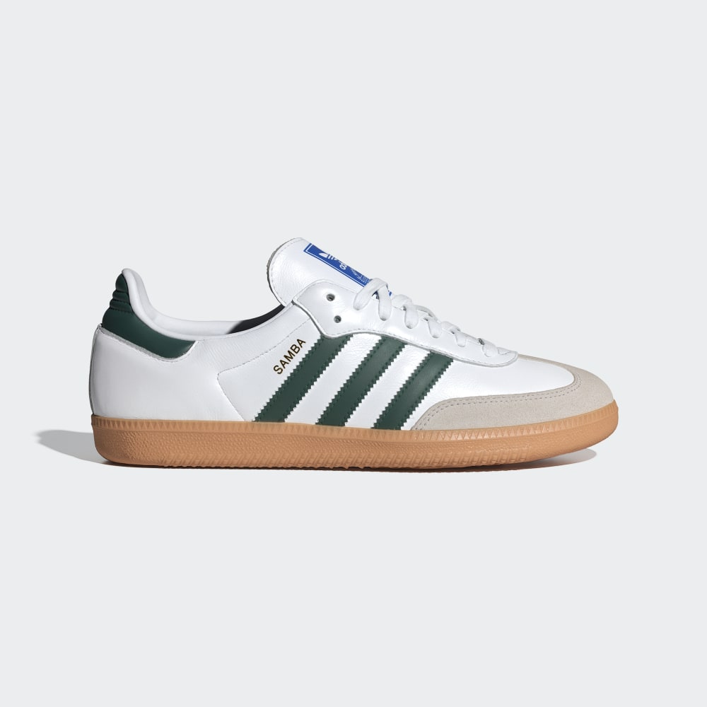 Adidas Samba OG Shoes Cloud White / Collegiate Green / Gum