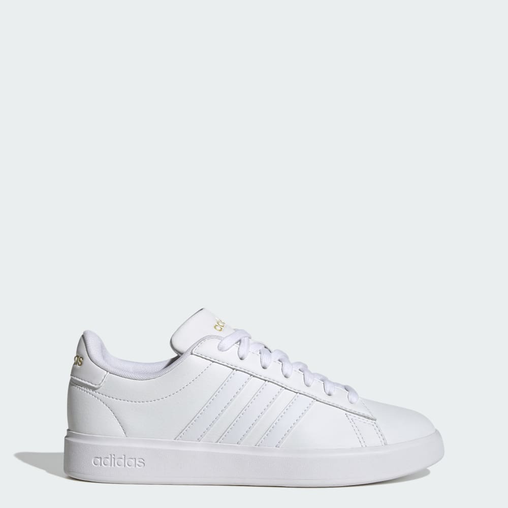 Adidas Grand Court 2.0 Shoes Cloud White / Cloud White / Gold Metallic