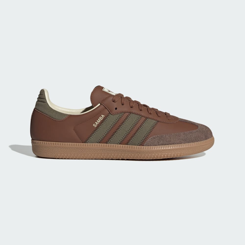 Adidas Samba OG Shoes Preloved Brown / Olive Strata / Earth Strata