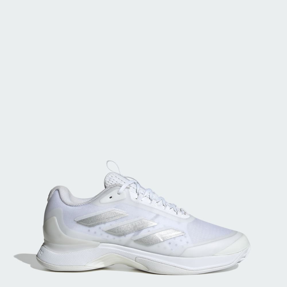 Adidas Avacourt 2 Tennis Shoes Cloud White / Silver Metallic / Grey One