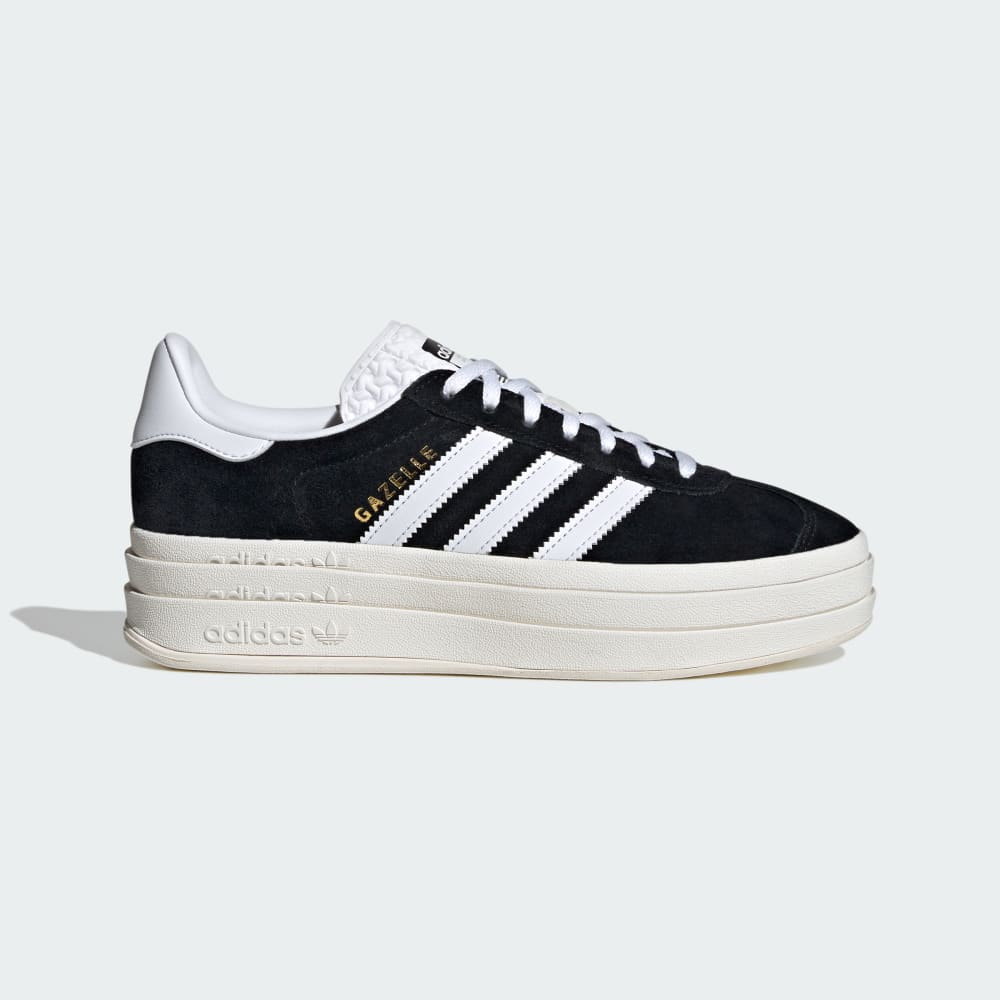 Adidas Gazelle Bold Shoes Core Black / Cloud White / Core White