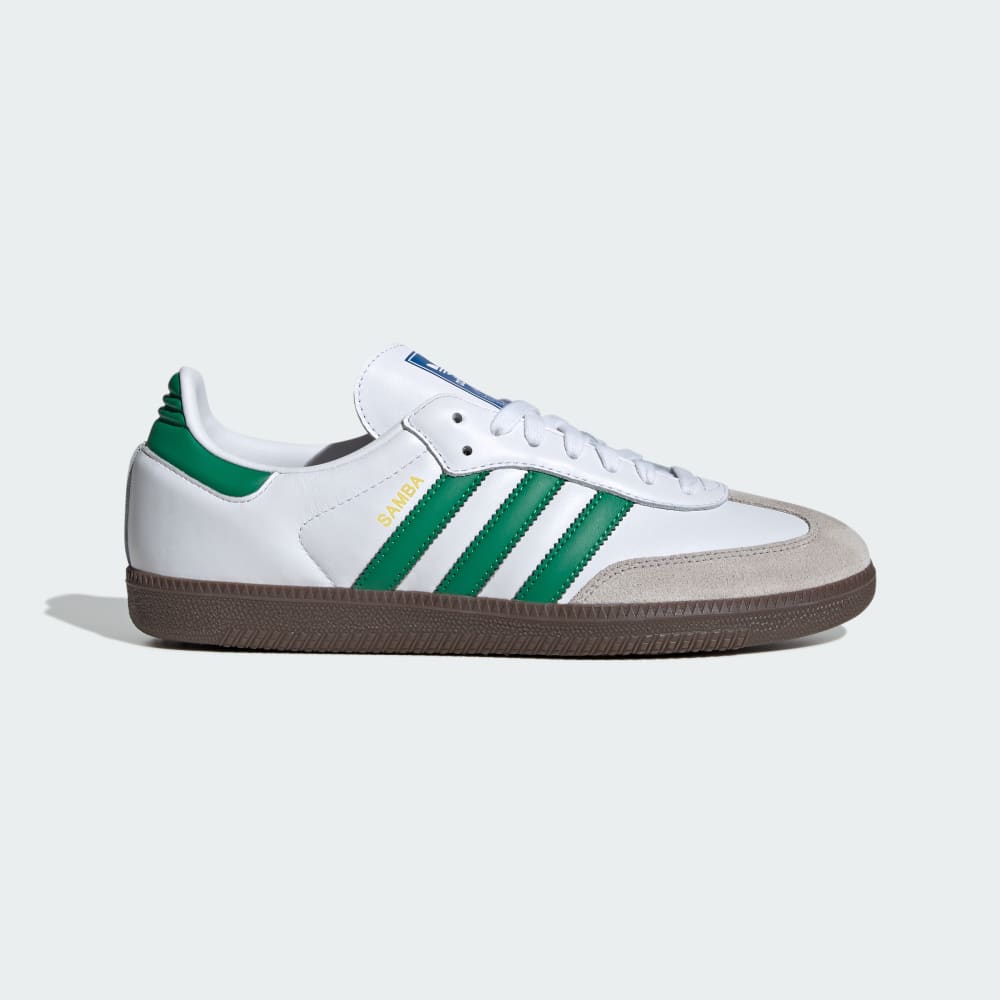 Adidas Samba OG Shoes Cloud White / Green / Supplier Colour