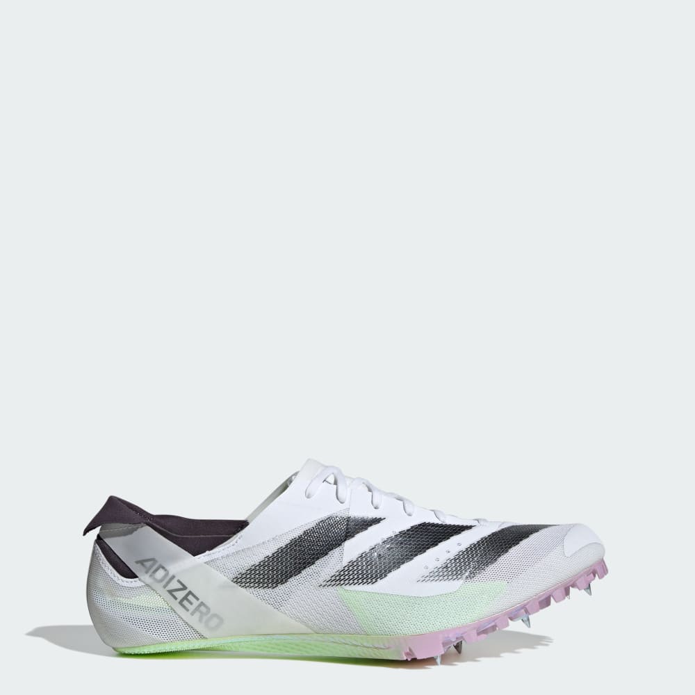 Adidas Adizero Finesse Track and Field Running Shoes Cloud White / Core Black / Green Spark