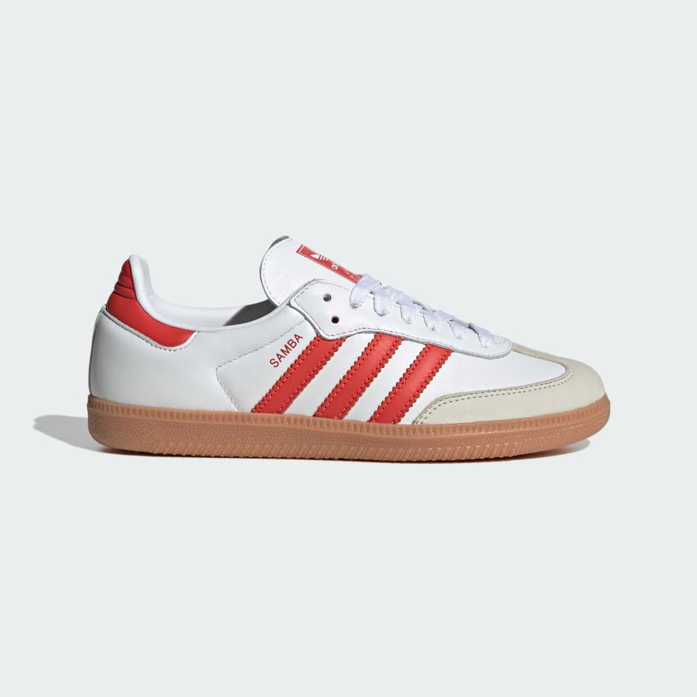 Adidas Samba OG Shoes Cloud White / Solar Red / Off White