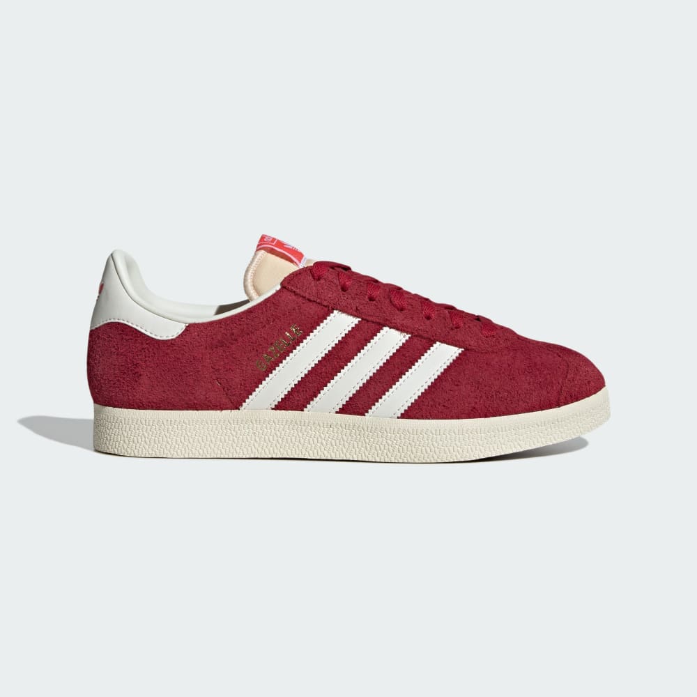 Adidas Gazelle Shoes Team Victory Red / Off White / Cream White