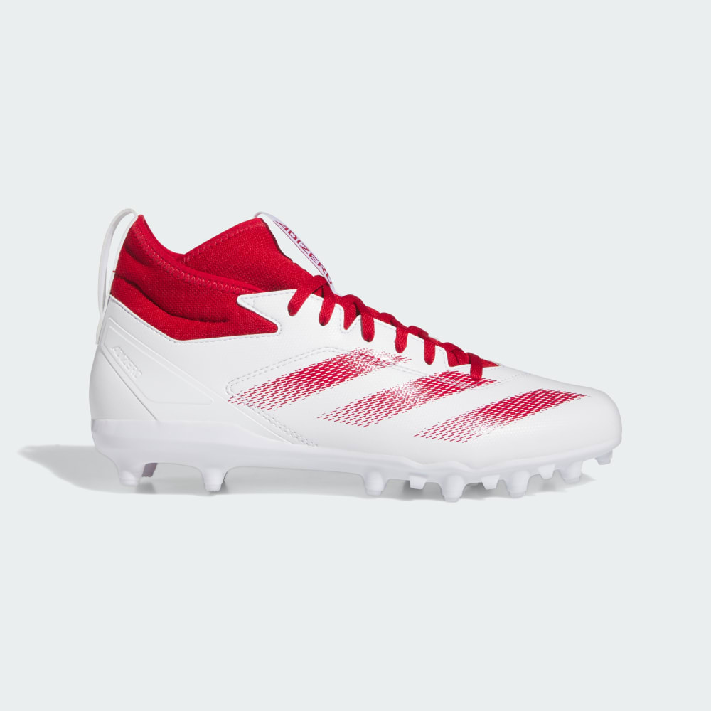 Adidas Adizero Impact.2 American Football Cleats Cloud White / Team Power Red 2 / Cloud White