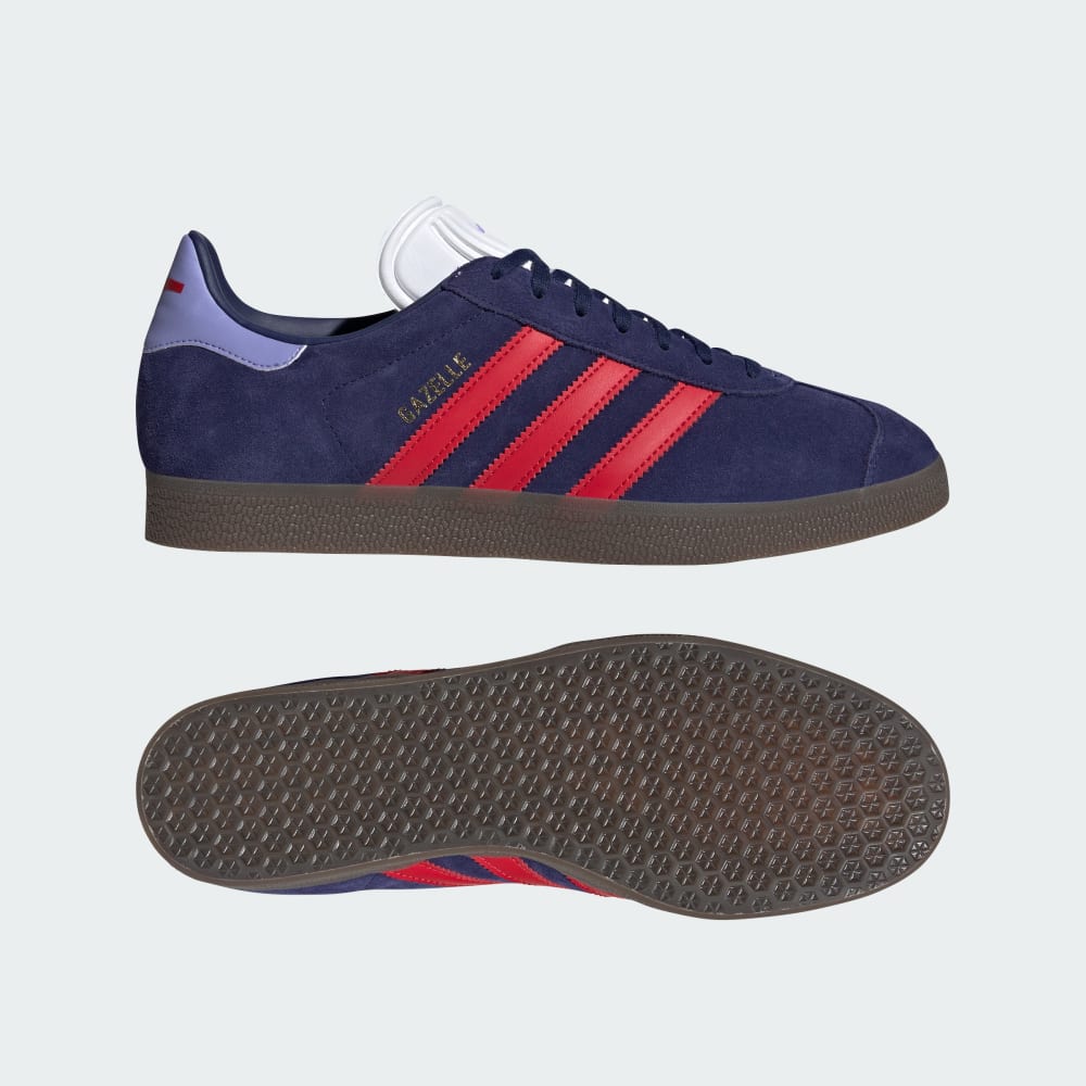 Adidas Arsenal Gazelle Shoes Night Sky / Better Scarlet / Gum