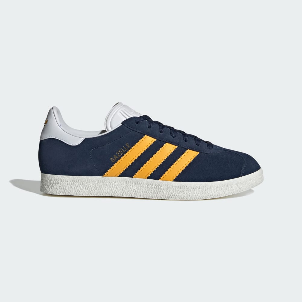 Adidas Gazelle Shoes Night Indigo / Crew Yellow / Core White