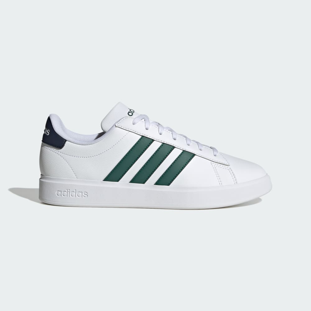 Adidas Grand Court Shoes Cloud White / Collegiate Green / Shadow Navy