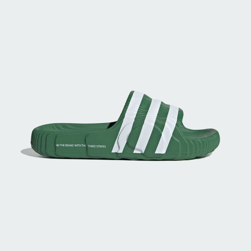 Adidas Adilette 22 Slides Preloved Green / Cloud White / Cloud White