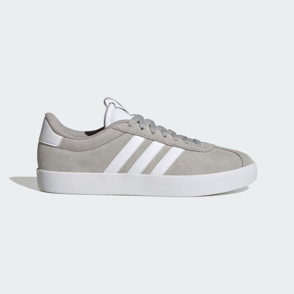 Adidas VL Court 3.0 Shoes Grey Two / Cloud White / Silver Metallic