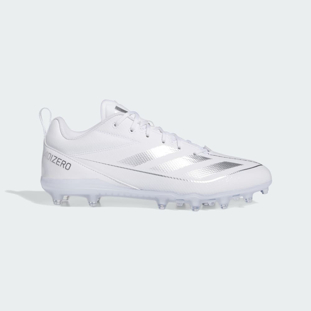 Adidas Adizero Electric.2 Football Cleats Cloud White / Silver Metallic / Cloud White