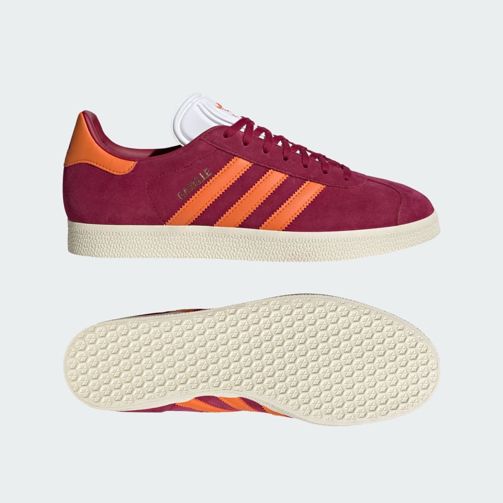 Adidas AS Roma Bring Back Gazelle Shoes Legacy Burgundy / Unity Orange / Cream White