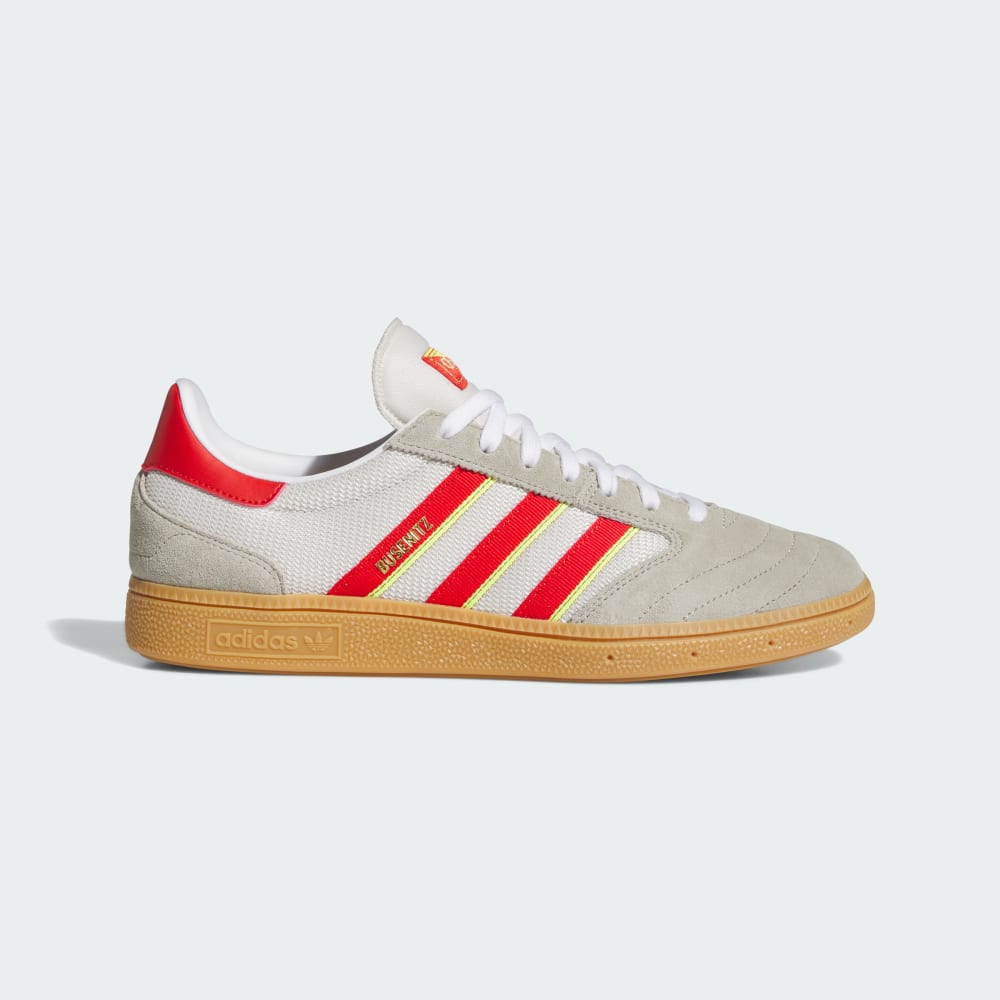 Adidas Busenitz Vintage Shoes Feather Grey / Red / Orbit Grey