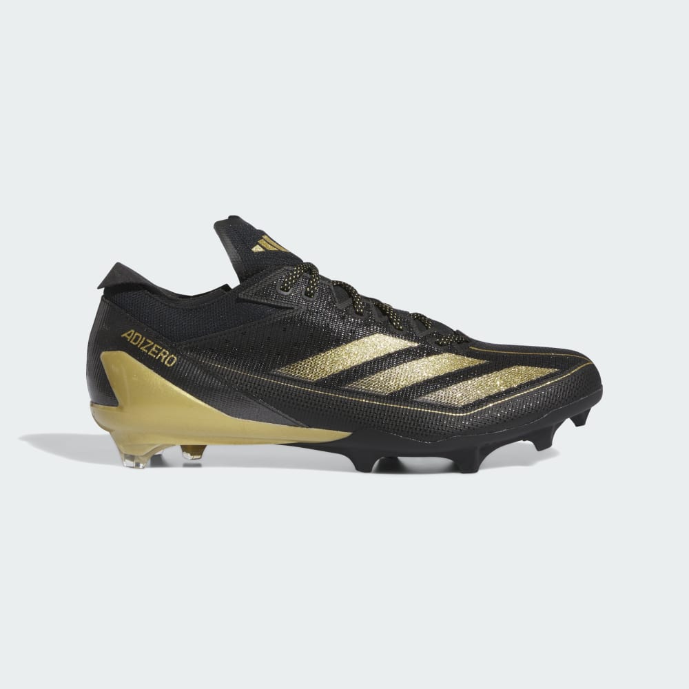 Adidas Adizero Electric Football Cleats Core Black / Gold Metallic / Carbon