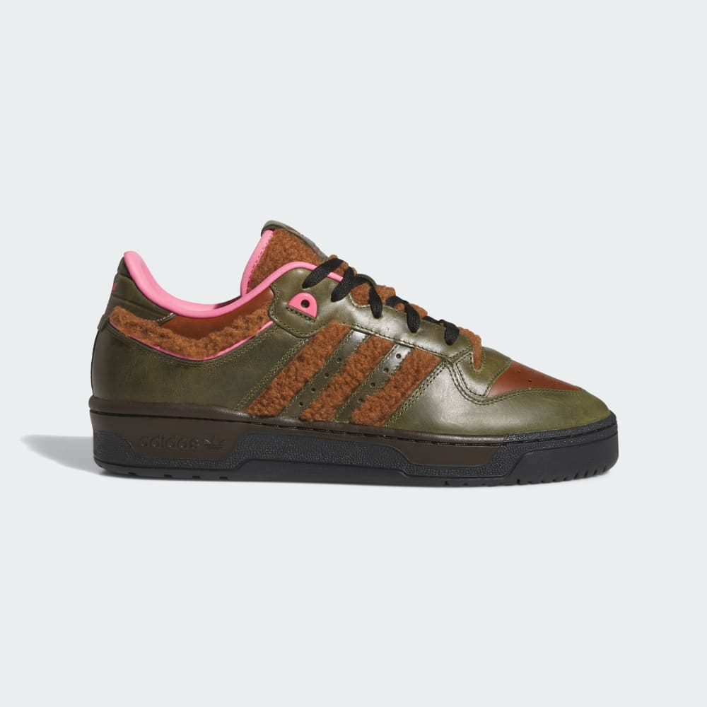 Adidas Rivalry Low 86 Simpsons Shoes Wild Brown / Wild Pine / Rose Tone