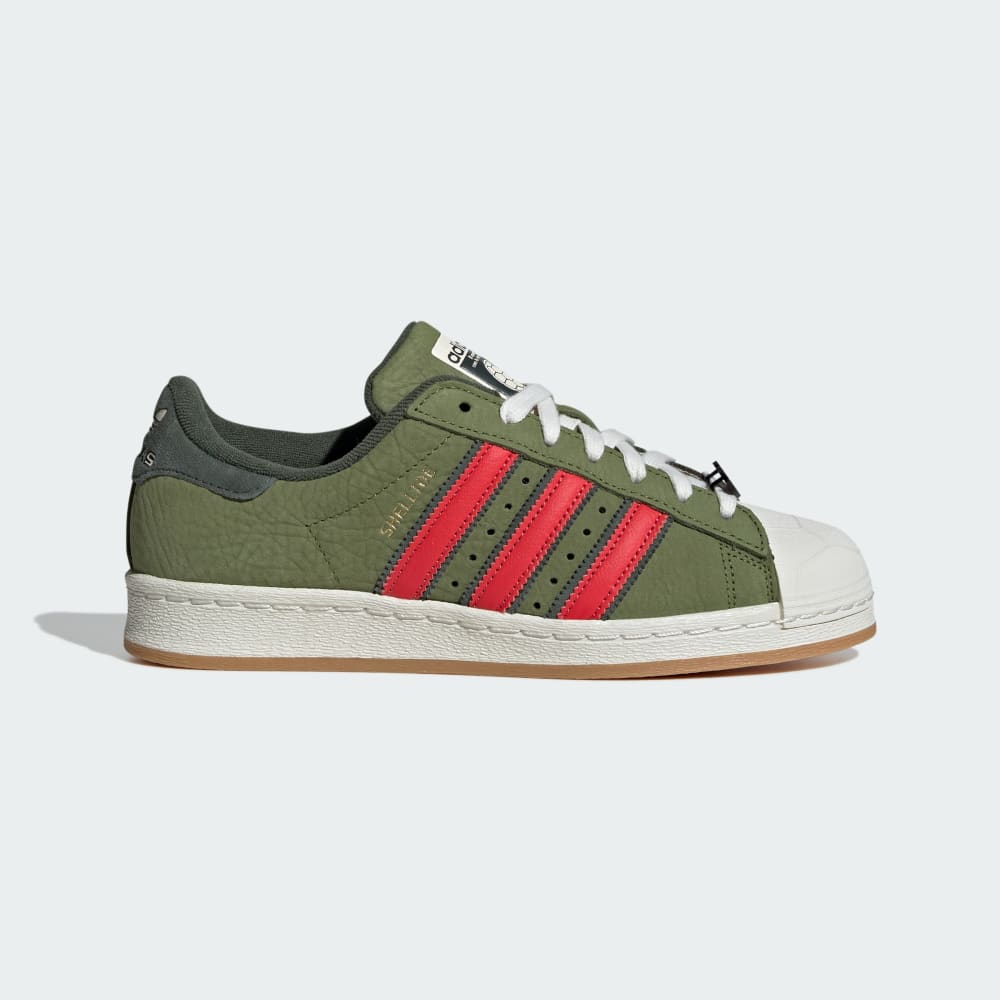 Adidas TMNT Shell-Toe Shoes Craft Green / Pantone / Shadow Green