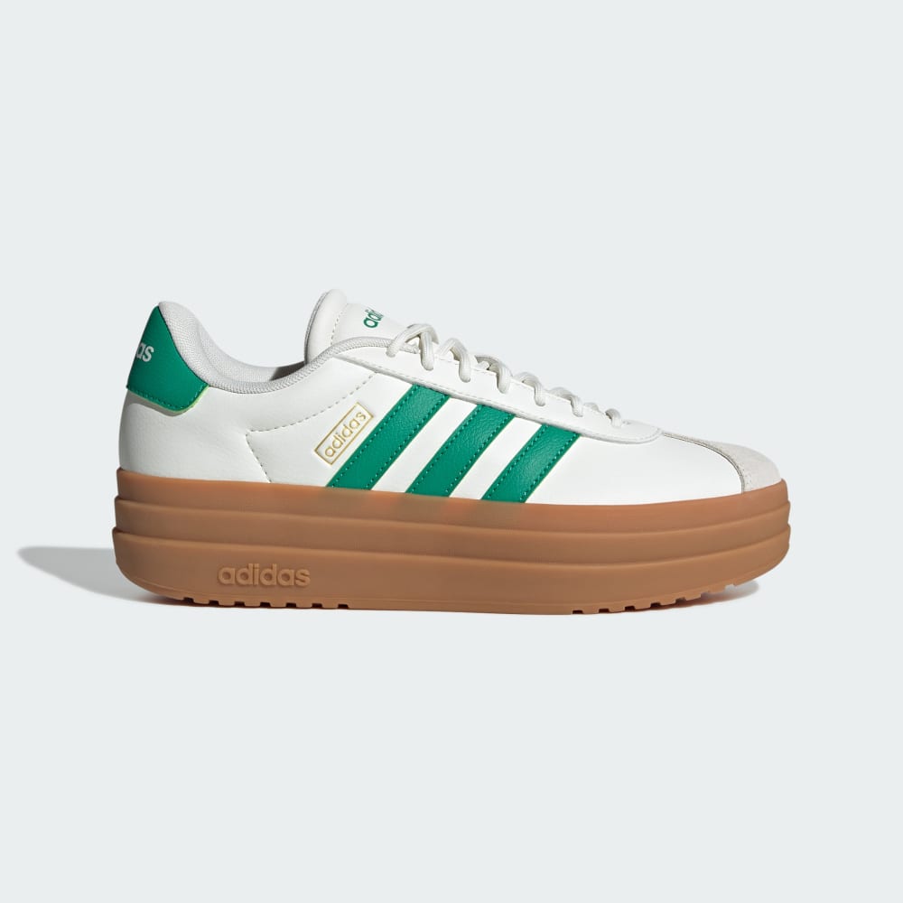 Adidas VL Court Bold Shoes Core White / Court Green / Gold Metallic