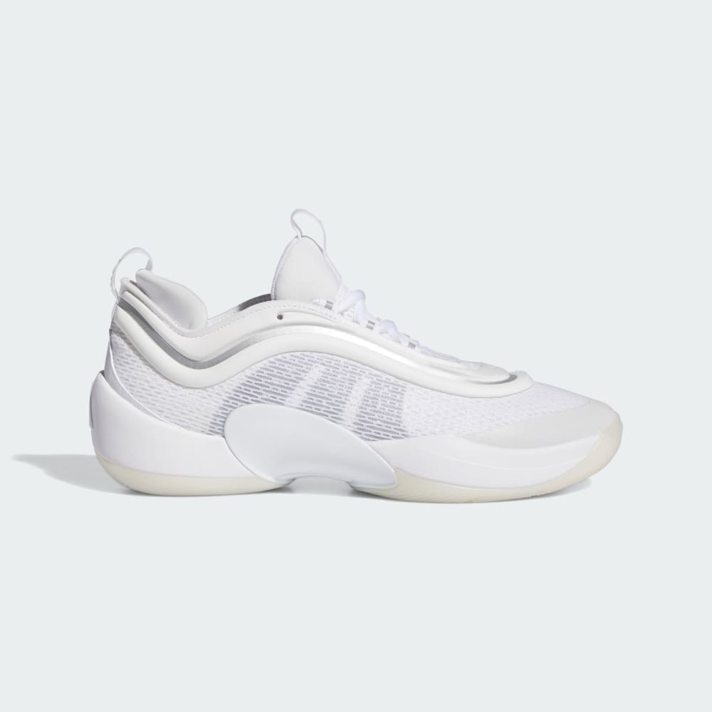 Adidas D.O.N Issue #6 Triple White Basketball Shoes Cloud White / Silver Metallic / Cloud White