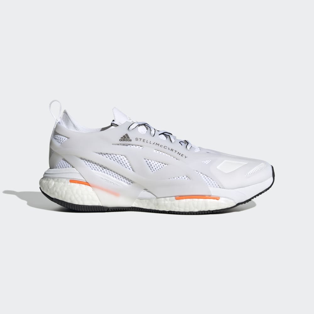 Adidas by Stella McCartney Solarglide Shoes Cloud White / Cloud White / App Signal Orange