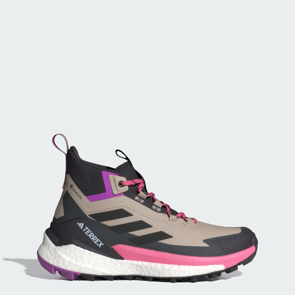 Adidas Terrex Free Hiker 2.0 Gore-Tex Hiking Shoes Wonder Beige / Pink Fusion / Aurora Black