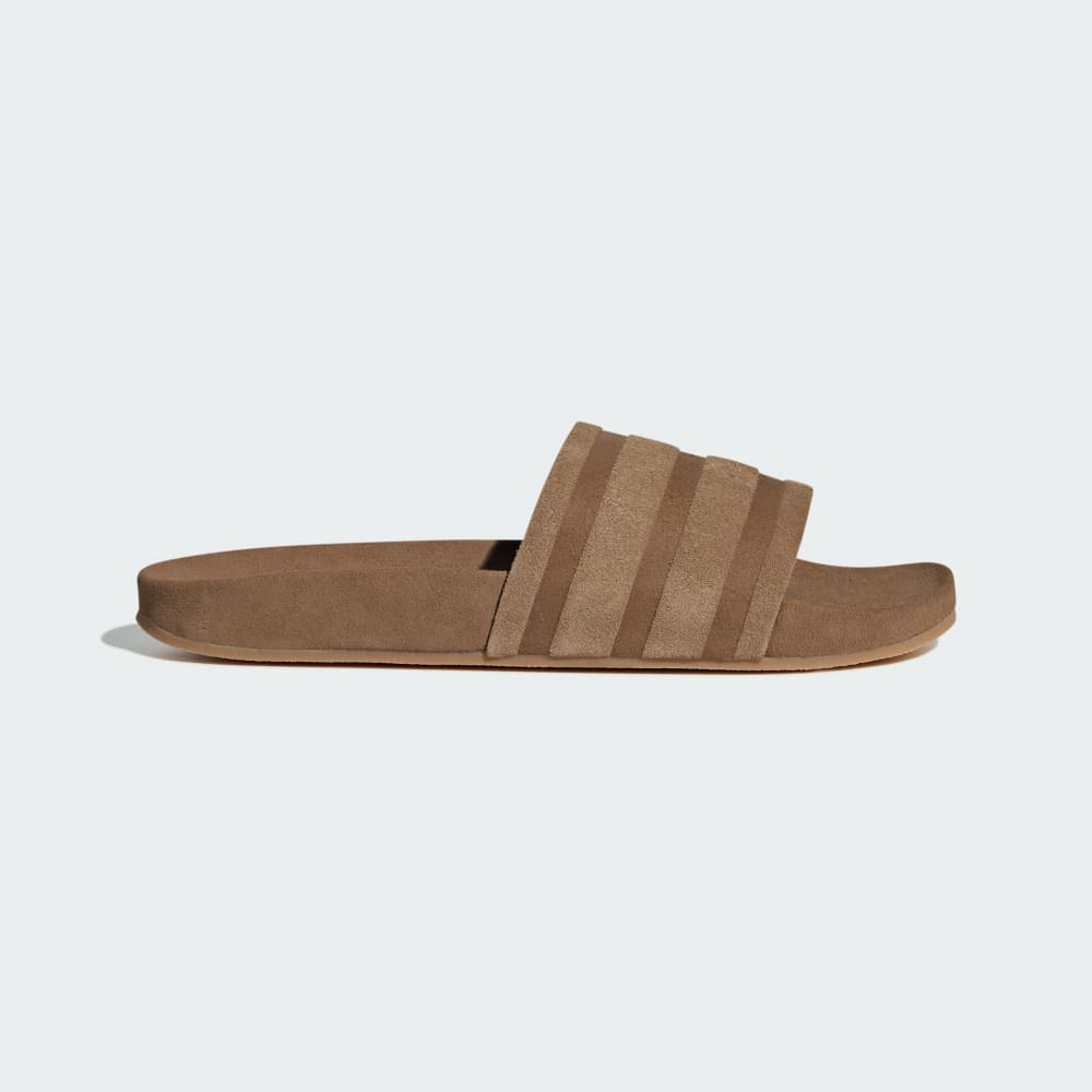 Adidas Adilette Suede Slides Brown Desert / Brown Desert / Gum