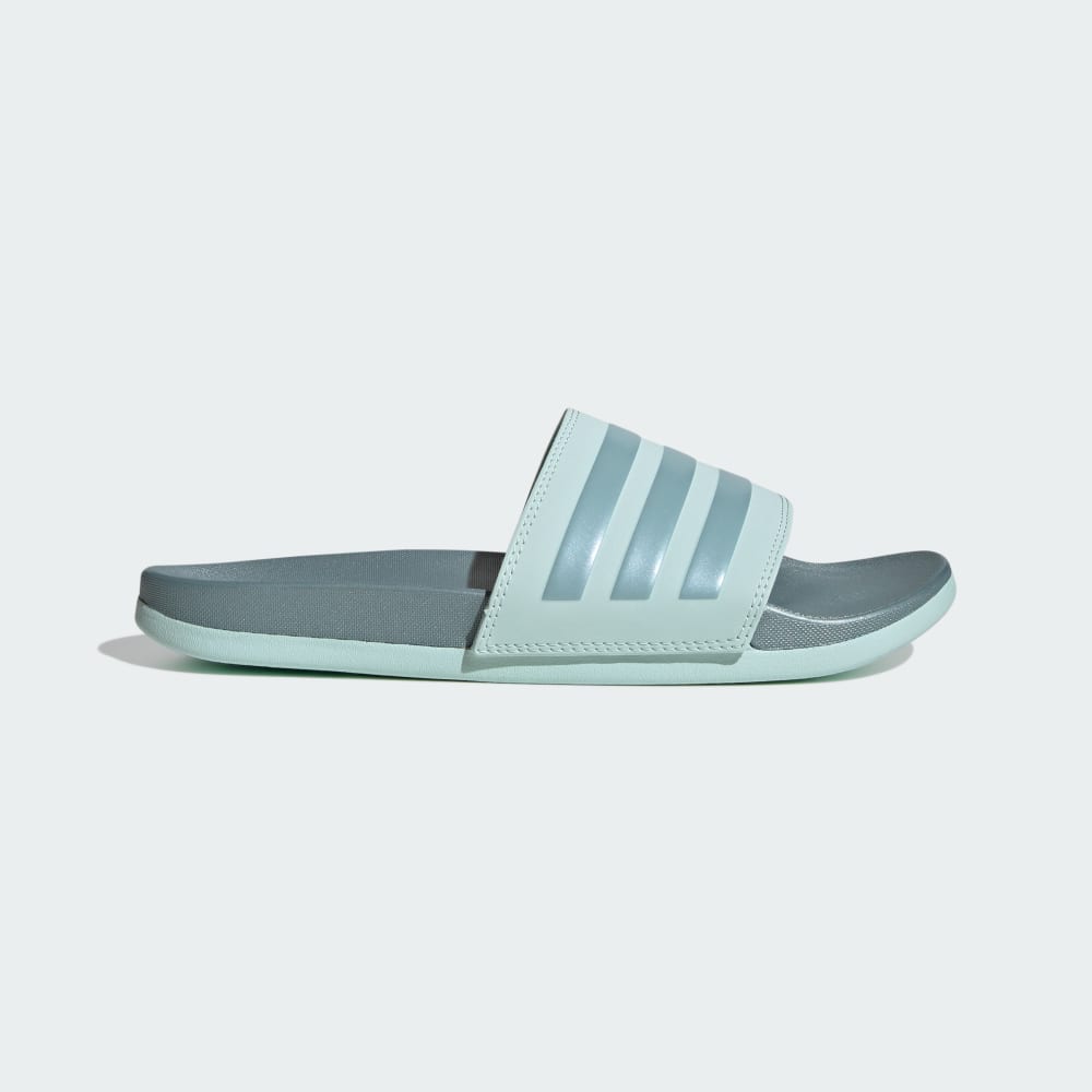 Adidas Adilette Comfort Slides Halo Mint / Magic Grey Met / Halo Mint