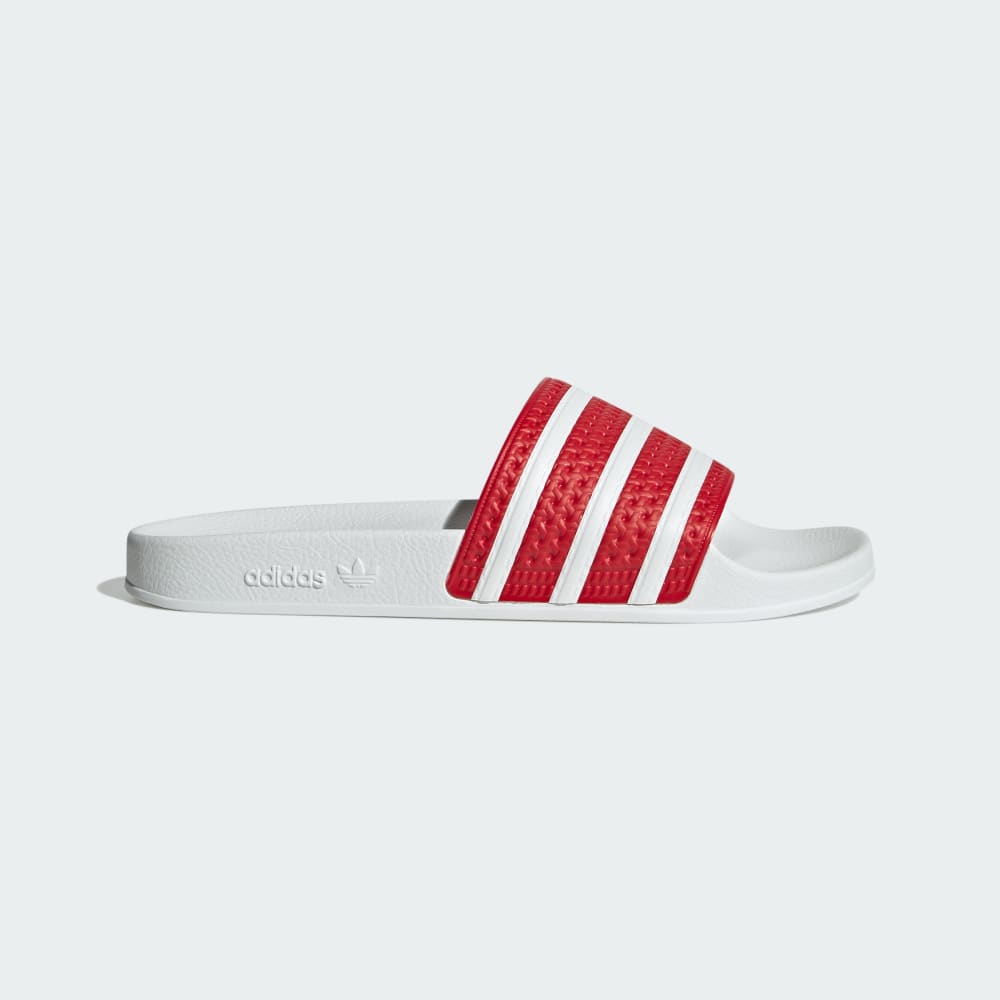 Adidas Adilette Slides Better Scarlet / Cloud White / Cloud White