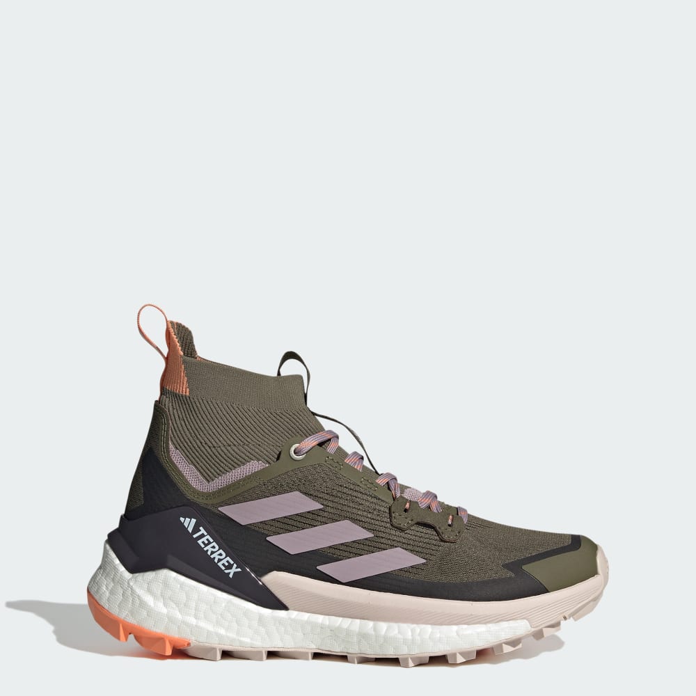 Adidas Terrex Free Hiker 2.0 Hiking Shoes Olive Strata / Preloved Fig / Amber Tint