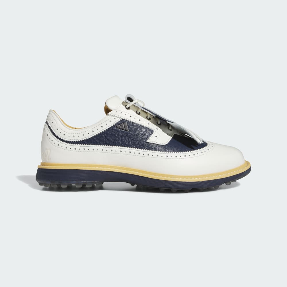 Adidas x Malbon MC87 Spikeless Golf Shoes Off White / Collegiate Navy / Crystal Jade