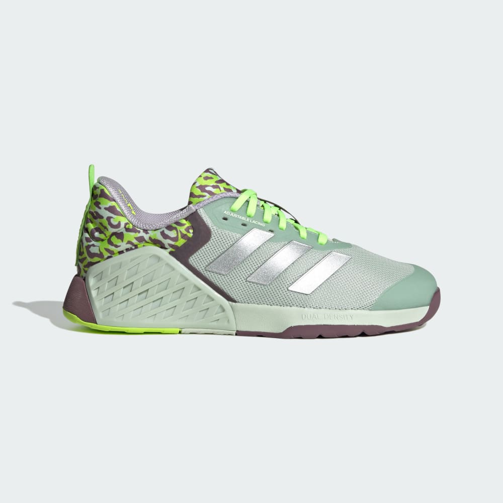 Adidas Dropset 3 GFX Shoes Linen Green / Silver Metallic / Lucid Lemon