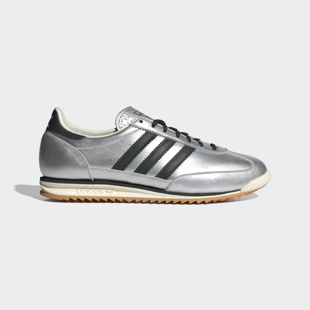 Adidas SL 72 OG Shoes Silver Metallic / Core Black / Off White