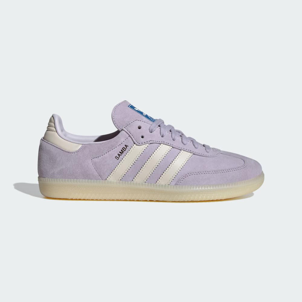 Adidas Samba OG Shoes Silver Dawn / Chalk White / Off White